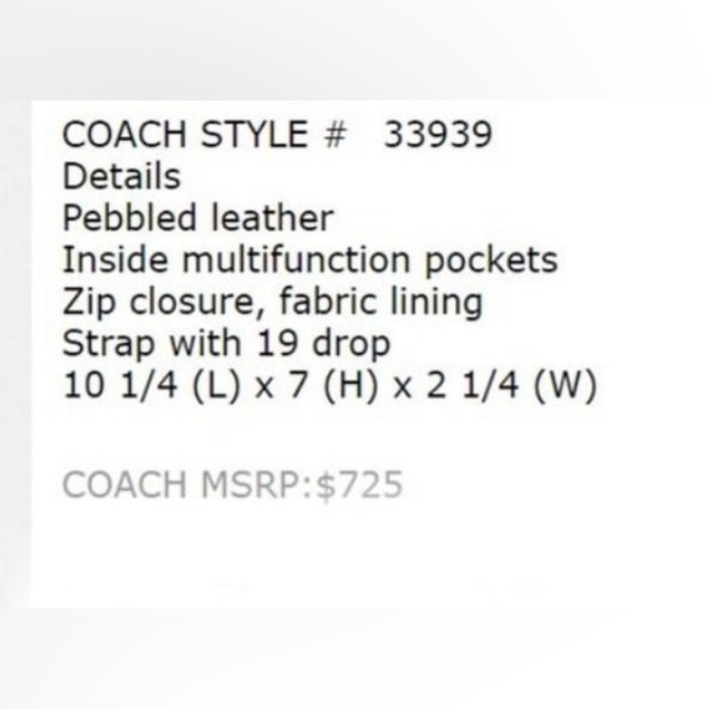 Coach Saddlebag - Dakota fringed - Picture 6 of 6